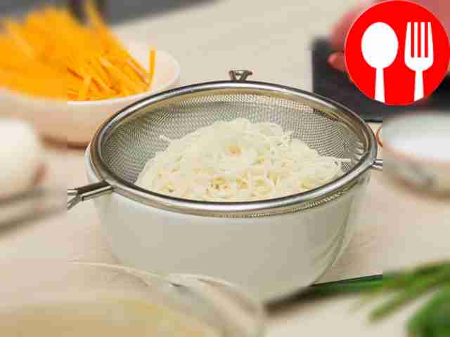 Cook the ramen ingredients. Boil the noodles...