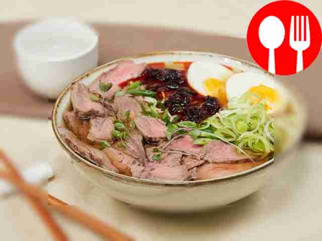 Ramen with beef