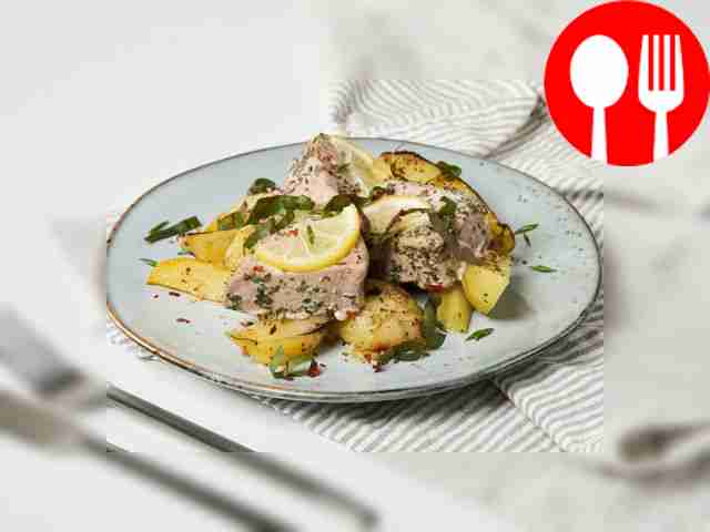 Стейк тунца в духовке Tuna steak in the oven