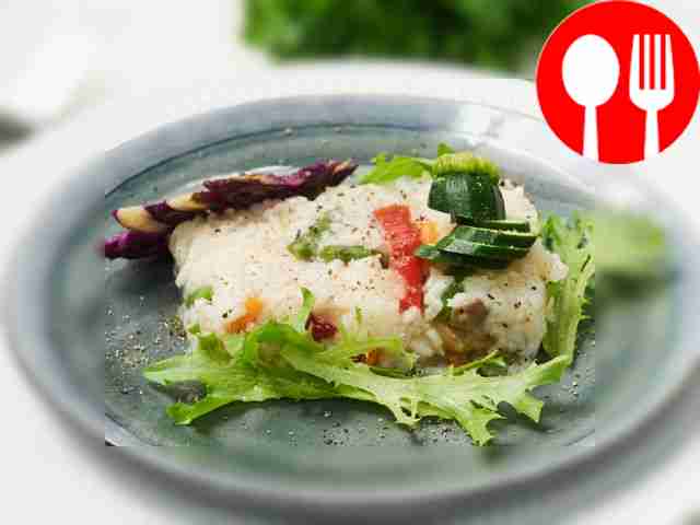 Рис с замороженными овощами