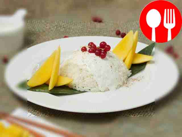 Thai mango rice