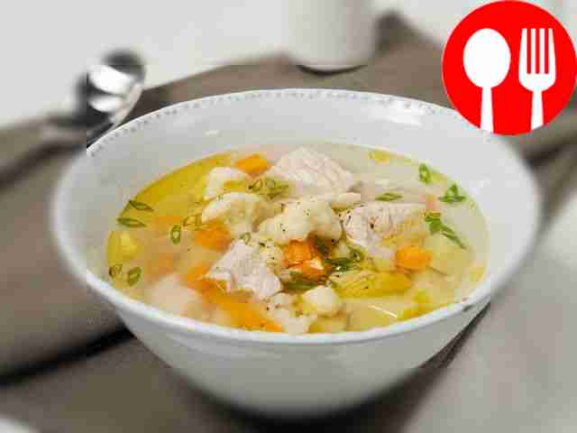 Turkey Cauliflower Soup