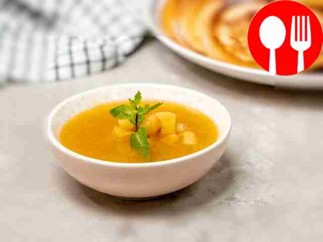 Apricot jam with agar-agar