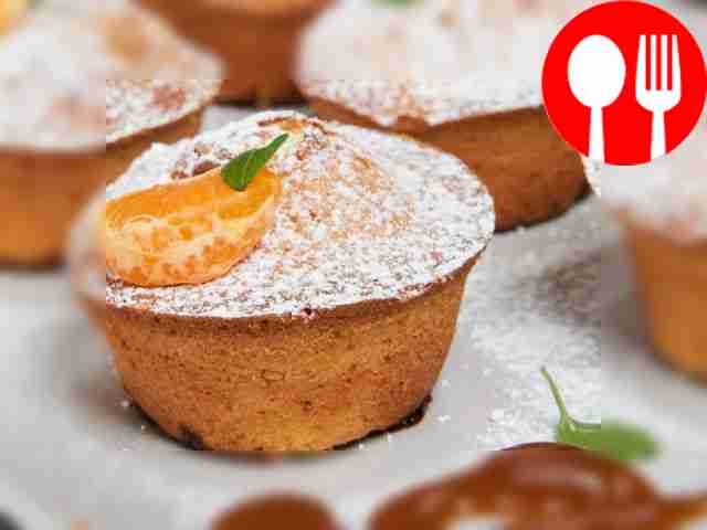 Кексы с мандаринами