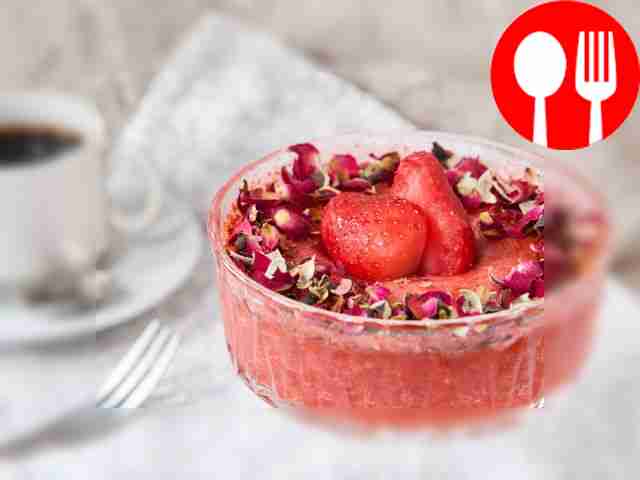 Желе из замороженной клубники