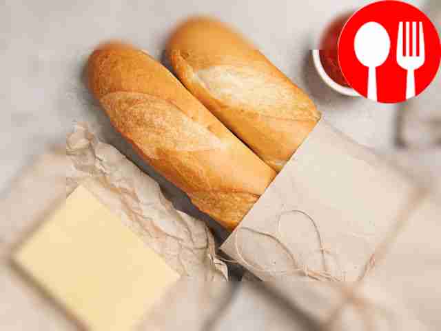 Prepare the ingredients for the baguette with...