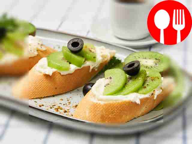 Багет с киви Baguette with kiwi