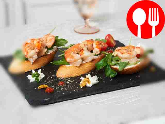 Shrimp baguette