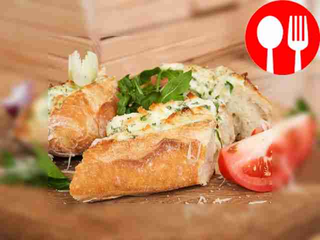 Багет с майонезом