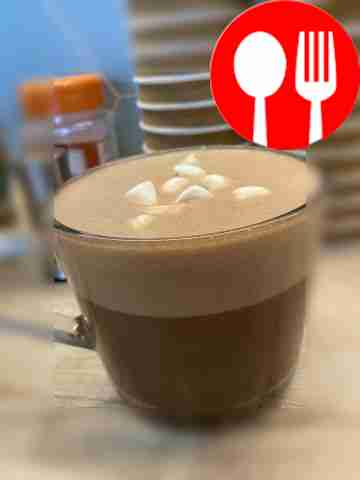 Какао с пенкой и маршмеллоу Cocoa with foam and marshmallows