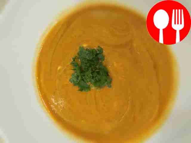 Суп-пюре тыквенно-чечевичный