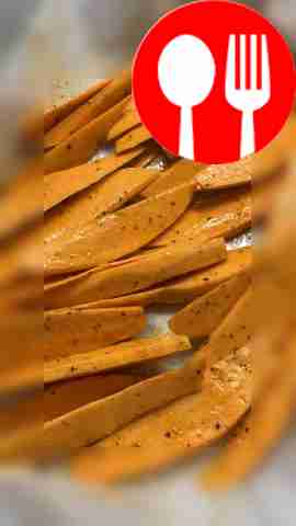 Place the sweet potatoes in the pan and place...