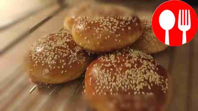 Булочки с кунжутом