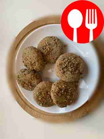 Walnut and oatmeal cookies