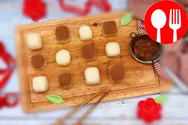 Japanese milk rice dessert