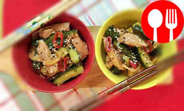 Korean cucumbers with meat