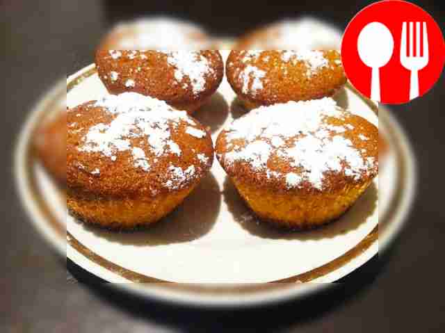 Кексы апельсиновые с ванилином Orange cupcakes with vanilla