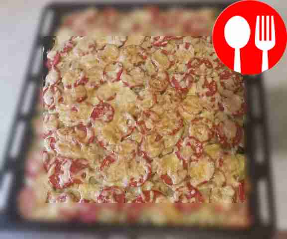 Нежнейшее мясо по-французски с куриным филе и картофелем