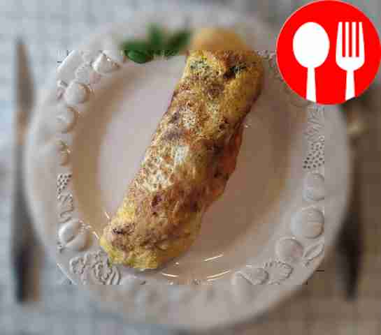 Полезный омлет с авокадо Healthy omelet with avocado