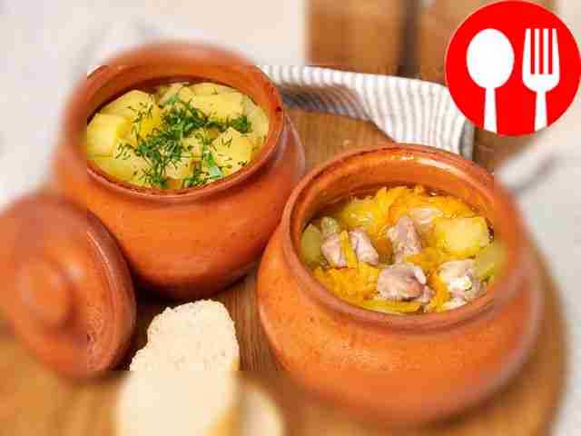 Goose with vegetables