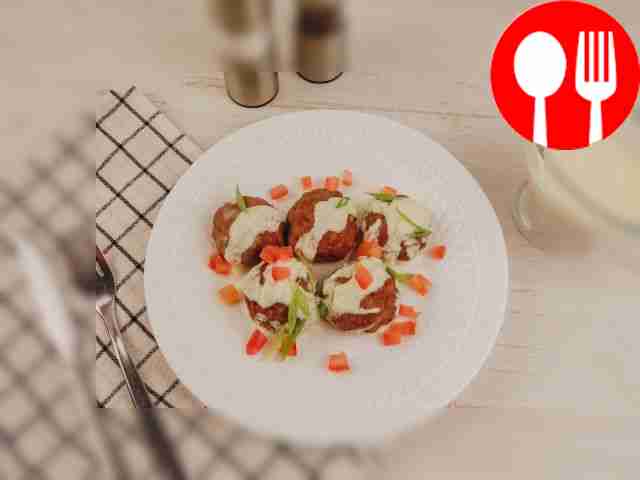 Serve the buckwheat hot with sour cream sauce,...