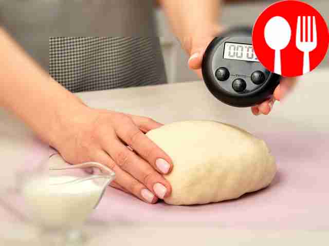 Knead the dough. Place flour on the board and...