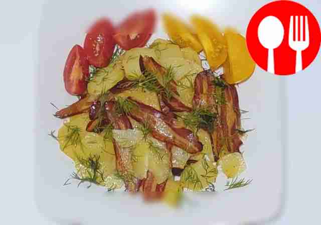 Mediterranean bacon with potatoes