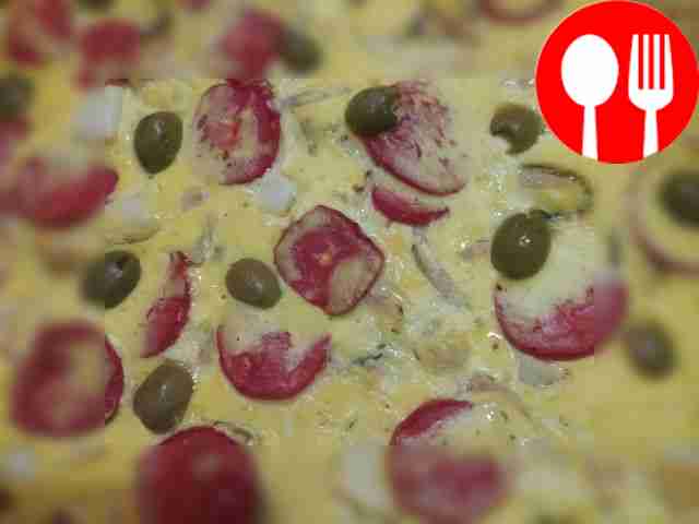 Вкусный пирог с морепродуктами