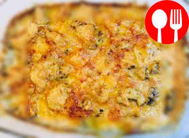 Запеканка из куриного филе с грибами и сыром Chicken fillet casserole with mushrooms and cheese