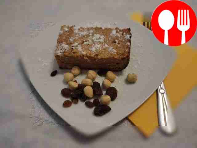 Curd casserole with toffee