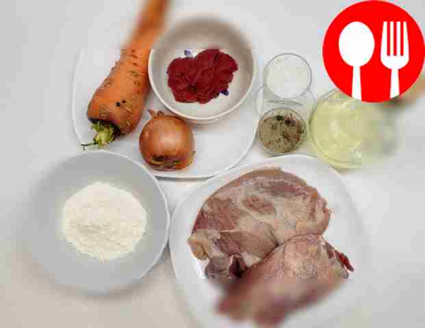 Trim the meat from excess fat and tissue, wash...