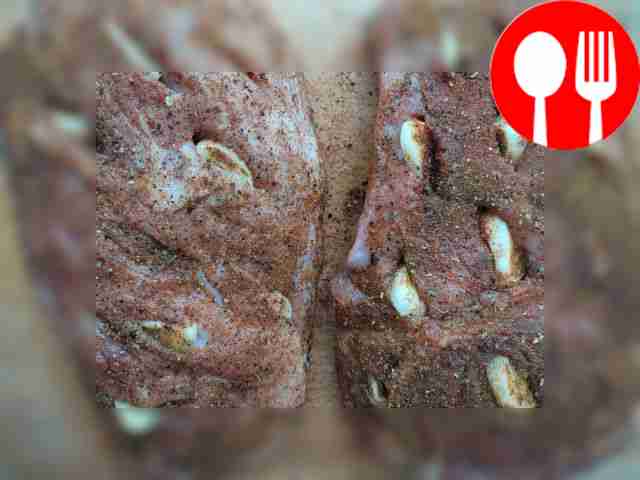 Make small cuts on the meat and stuff with...