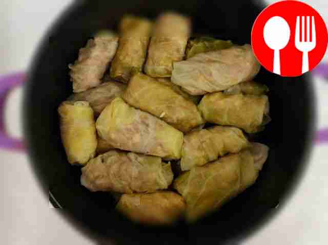 Place 2-3 tbsp on each cabbage leaf. our...