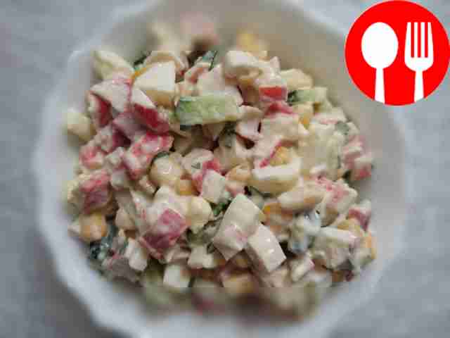 Если хотите оригинально подать крабовый салат...