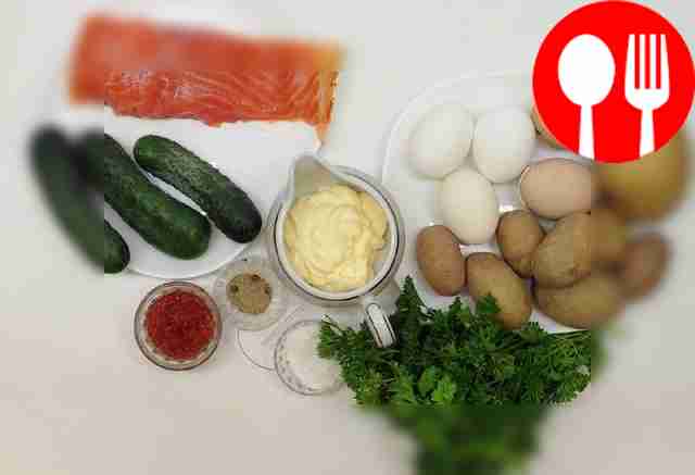 Промойте картофель и сварите его, после чего...