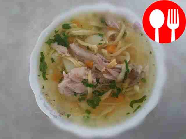 Rabbit noodle soup
