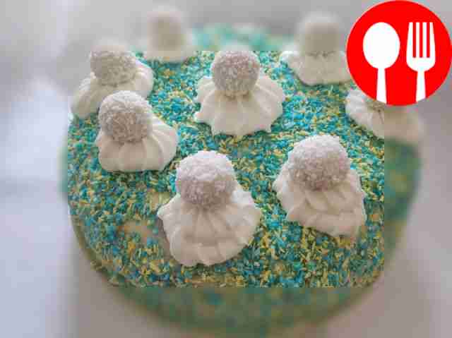 Airy cake “Homemade Raffaello”