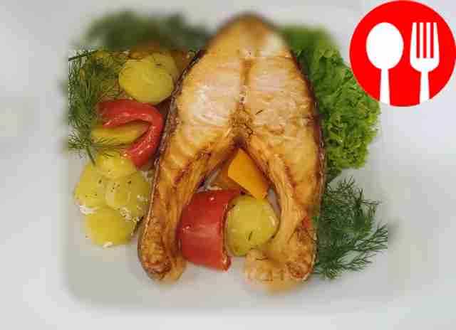 Baked Potatoes with Salmon