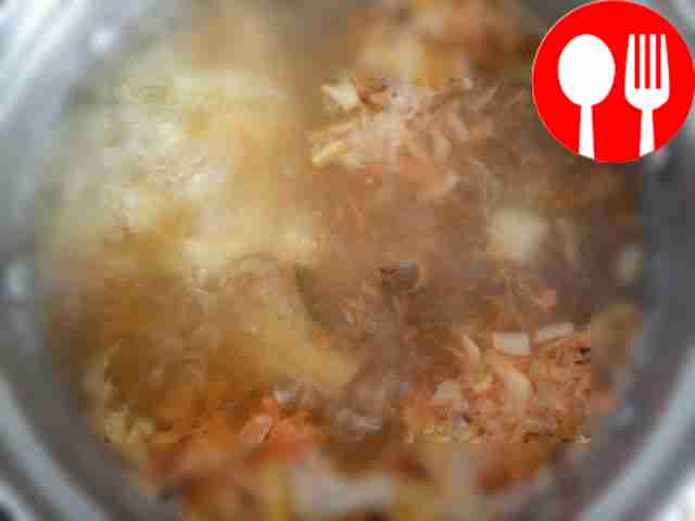 Boil water in a three-liter saucepan, add...