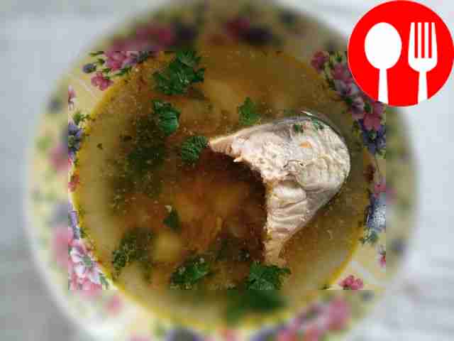Rich mackerel soup