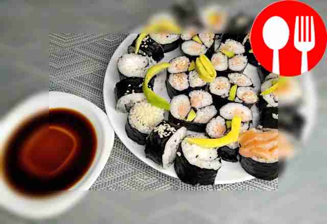 Homemade avocado rolls