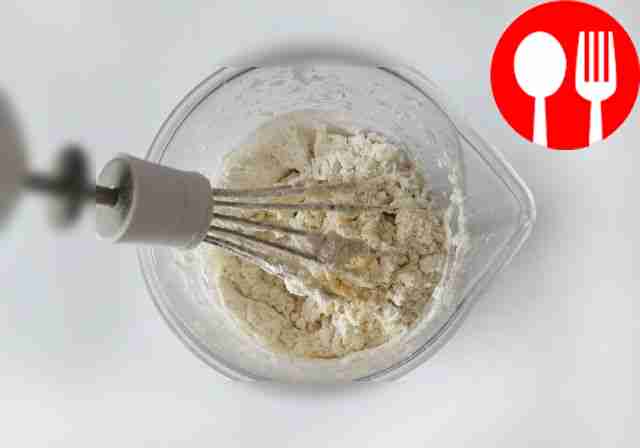 Combine eggs, softened butter and sugar, whisk...