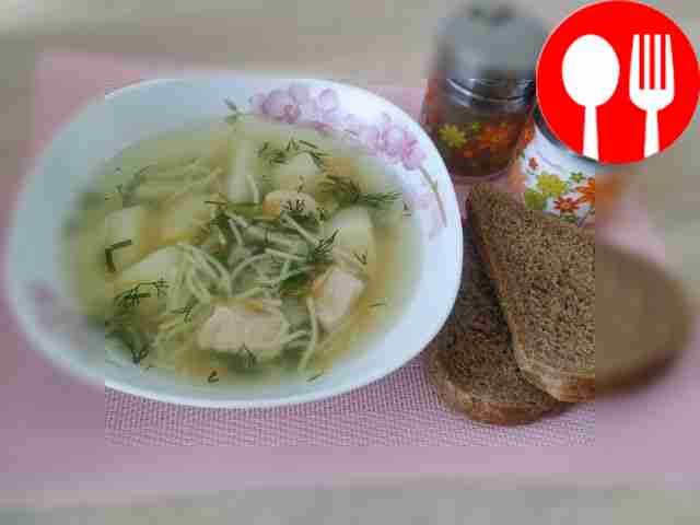 Turkey and noodle soup