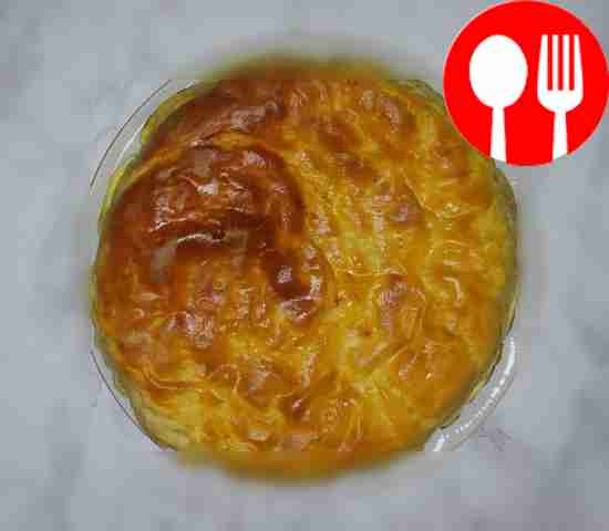 Нежный пирог с заварным кремом