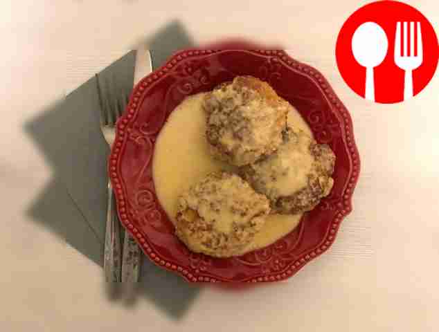 Мясные тефтельки с рисом в сметанном соусе Meatballs with rice in sour cream sauce