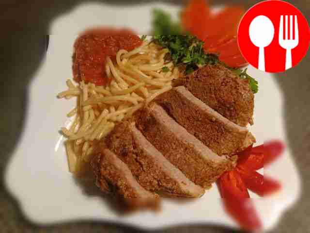 Light veal in a steamer