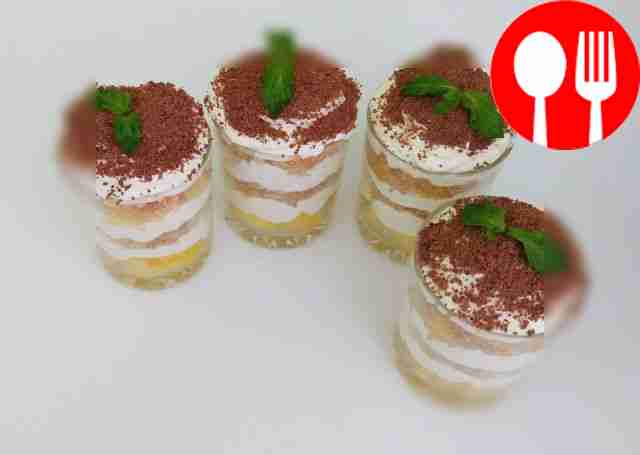 Quick dessert with cream cheese