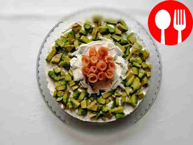 Суши-салат с семгой