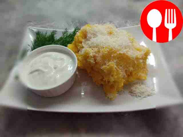 Italian polenta with parmesan