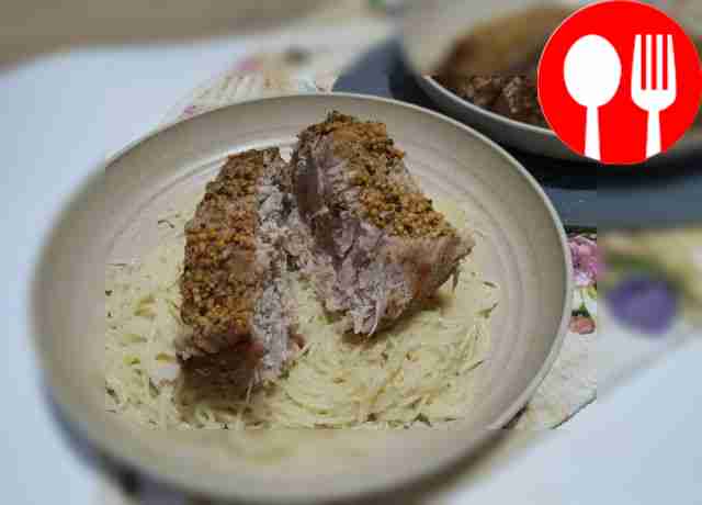 You can serve the meat with mustard cold as a...